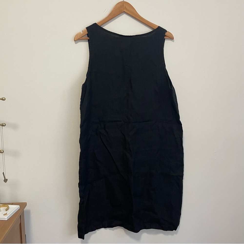 Vintage Soft As A Grape Linen Midi Dress